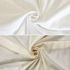 100% COTTON SOFT MUSLIN FABRIC / Cotton Cheese Cloth, White/Natural  55" /140 cm