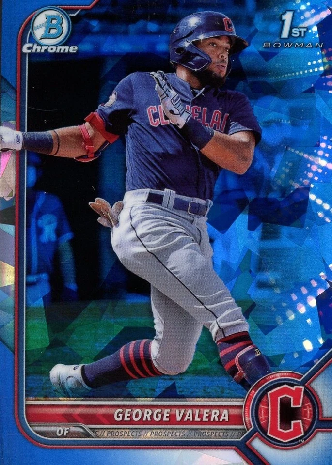 GEORGE VALERA 2022 Bowman Chrome Prospects Sapphire #BCP-22 - Image 1 of 1