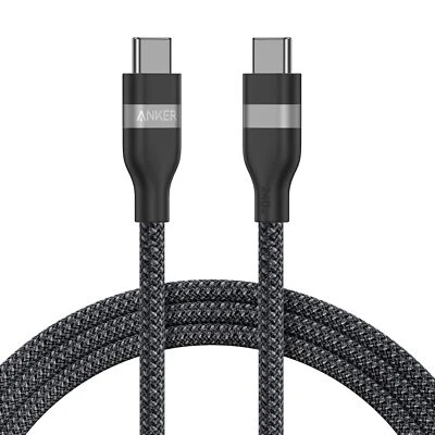 Anker 240W USB C to USB C Cable 3/6ft Upcycled-Braided Charging Cord Heavy Duty - Image 1 of 4