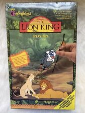 Vintage LION KING Colorforms Play Set Disney 1994 Fuzzy Pieces Simba Nala SEALED