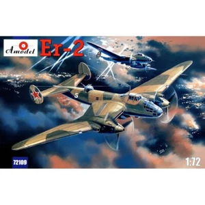 Amodel 72109 Plastic model airplane kit Scale 1:72 "Er-2 WWII Soviet bomber - Picture 1 of 11