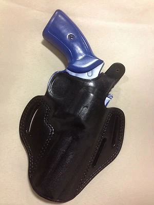 MASTER'S PREMIUM LEATHER Leather PANCAKE Holster - S&W K / L Frame Revolver, RUGER GP100 (# 8100 BLK)