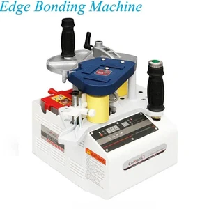 Máquina de bandas de borde portátil 220V madera PVC aplicador automático de pegamento BR500 - Imagen 1 de 14