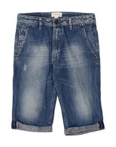 DIESEL Womens Denim Shorts UK 12 Medium W28 Blue Cotton TN03 - Picture 1 of 3