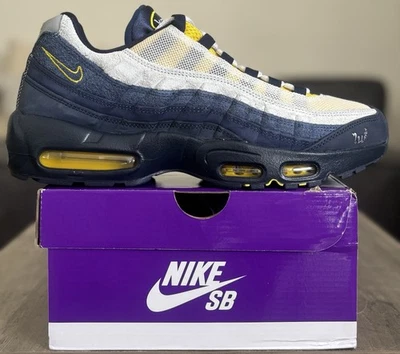Size 11.5 - Eric Koston x Nike SB Air Max 95 Obsidian Speed Yellow HQ8492-400 - Image 1 of 4