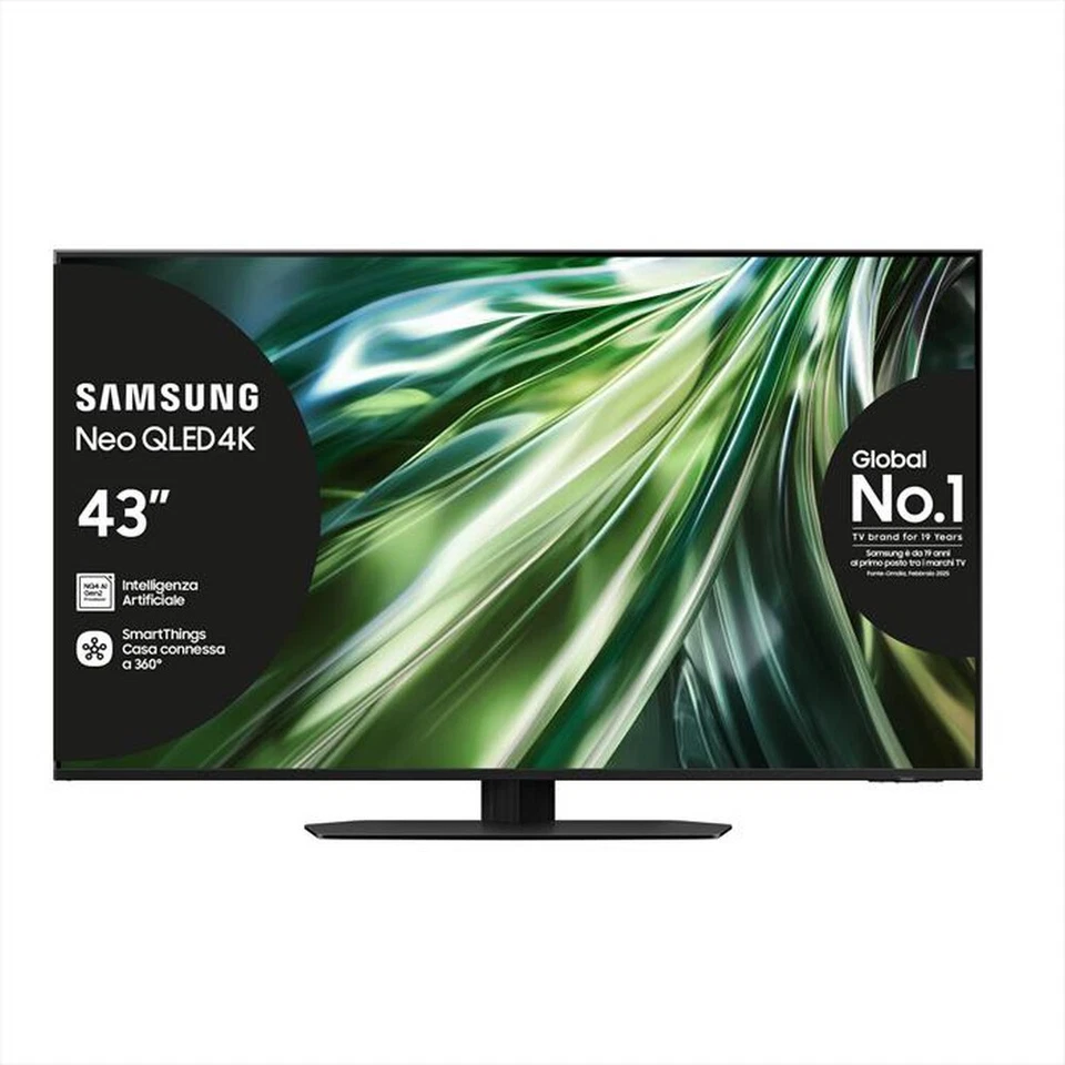Samsung Neo QLED 4k QE43QN90DATXZT 43 pollici Smart Tv processore NQ4 AI GEN2 TE