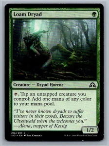 Loam Dryad, 216/297, Shadows over Innistrad, Common, MTG Game - Picture 1 of 2