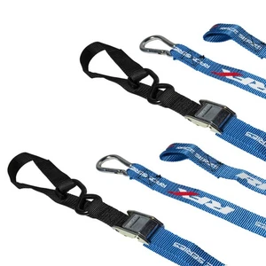 Enduro Tie Down Straps with Bar Loops & Carabiner Clamps MX Trials RFX BLU X2 - Picture 1 of 1