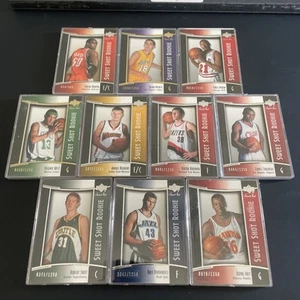 2004 Upper deck Sweet Shot Rookies Lot-10 Players, Emeka Okafor, Sasha Vujaciv - Picture 1 of 11