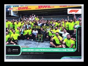 2022 Topps Now Formula 1 078 Mercedes-AMG Claim Their 125th Victory in F1 - Picture 1 of 2