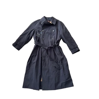 Gabardina Ralph Lauren negra carbón microfibra 40R nueva con etiquetas Foto 1 de 4