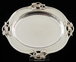 Antique Sterling Silver Dish Tray, Birmingham 1911, Henry Williamson Ltd - Picture 1 of 12