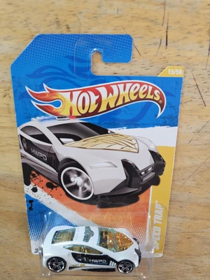 HOT WHEELS SPEED TRAP POLICE CAR. White; 2011 New Models Series 15/50 - Image 1 of 4
