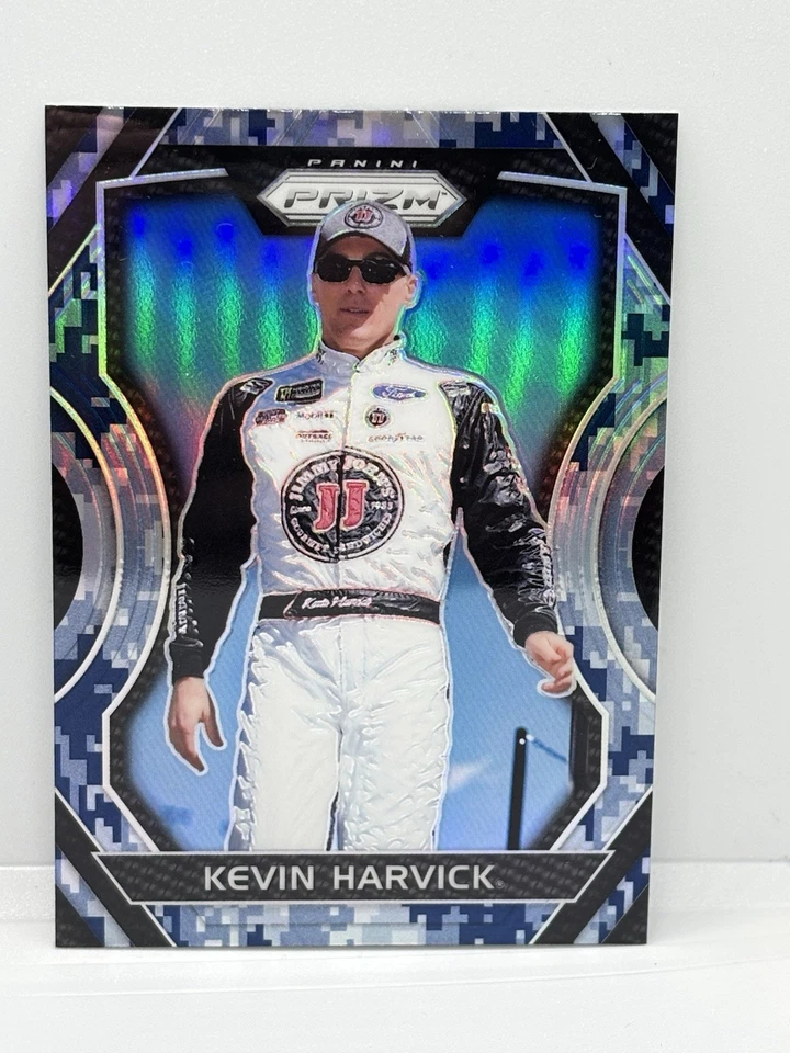 2018 Panini Prizm Prizms Camo #46 Kevin Harvick Stewart-Haas Racing - Image 1 of 2