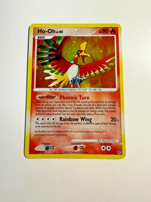 Pokemon TCG - Ho-Oh Holo Bleed  💫 DPBP#300 - Secret Wonders English - LP - Image 1 of 4