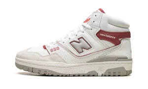 New Balance 650R White Red Angora Pack Astro Dust BB650RWF Mens Size 9.5 - NEW - Picture 1 of 5