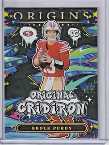 2025 Panini Origins Brock Purdy Original Gridiron #18 49ers - Picture 1 of 2