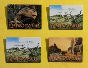Vintage 2000 Walt Disney Dinosaur Movie Promo Buttons - Lot Of 4 - Y2K Film Pins - Picture 1 of 9