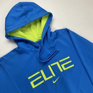 Nike Elite Therma-Fit Hoodie Sweatshirt Herren S Basketball Pullover Active Blau - Bild 1 von 11