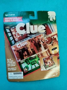Vintage 90's Mini 🔎Clue Game Keychain🔍 Basic Fun~ NIP  - Picture 1 of 2