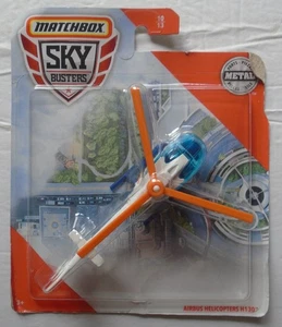 Matchbox Sky Busters Airbus Helicóptero H130 Escala 1/64 Diecast Mattel 2019 - Imagen 1 de 2