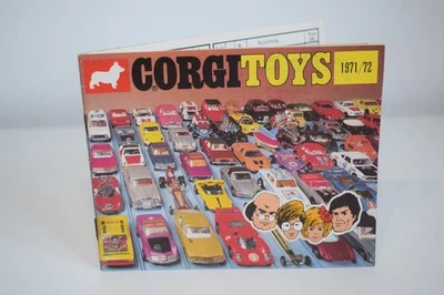 B93 CATALOGO CARTELLA VOLANTINO CORGI TOYS 1971/72 GERMANY EXC. COND. - Immagine 1 di 4