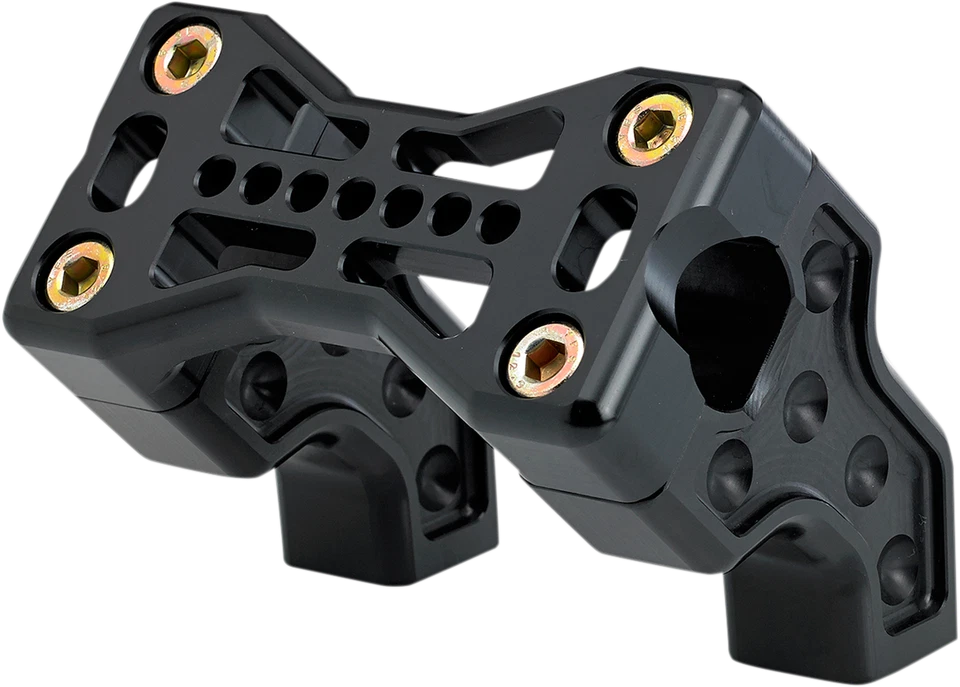 Kits elevadores de manillar puente máquina Joker negro anodizado 2 1/2" elevación/1 1/2" P... Foto 1 de 1