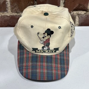 MICKEY MOUSE HAT CAP COUNTRY CLUB DISNEY ADJUSTABLE STRAPBACK VINTAGE - Picture 1 of 6