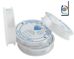 Silikon Faden Elastisches Transparent Crystal Thread 0,4/0,5/0,6/0,8/1 mm Wahlen - Bild 1 von 6