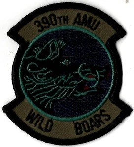 USAF 390th AIRCRAFT MAINTENANCE UNIT WILD BOARS MILITARY PATCH - Bild 1 von 1