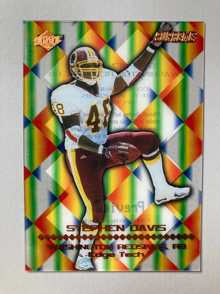 STEPHEN DAVIS 2000 Collectors Edge Supreme EDGE TECH PREVIEW ACETATE ET29  - Image 1 of 2