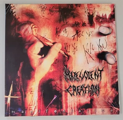 Malevolent Creation Manifestation Red Vinyl LP Record new - Image 1 of 2