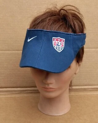 Nike Team Womens USA Visor Good Used Red White Blue One Size Fits Most - Image 1 of 4