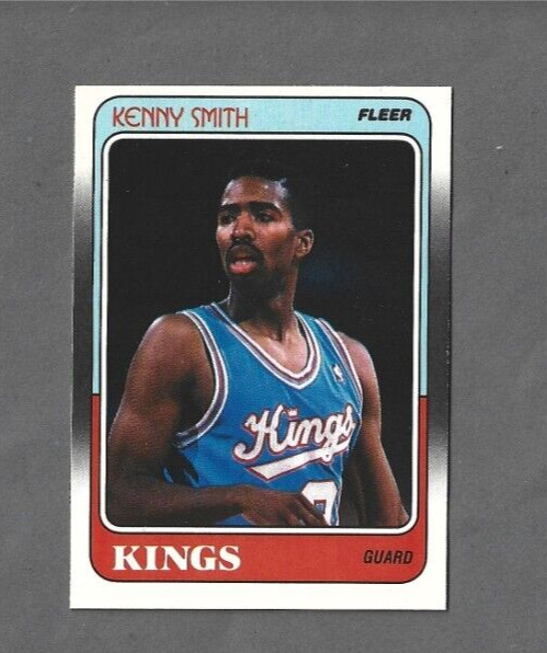 Kenny Smith RC Sacramento Kings 1988-89 Fleer #100