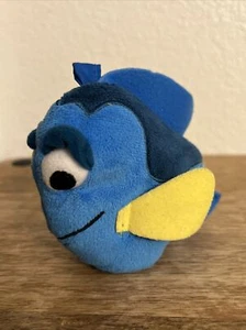 Finding Nemo Disney Pixar Dory Blue Stuffed Plush Finger Puppet 4x4 Toy Fish - Picture 1 of 11