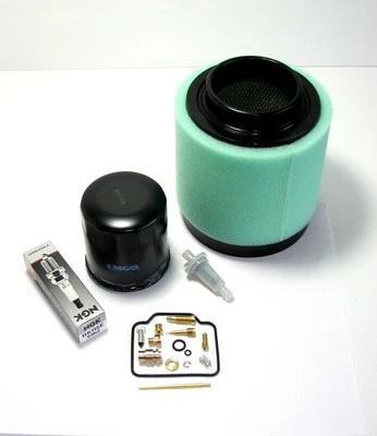  POLARIS MAGNUM 325 2002 TUNE UP KIT Oil Air Fuel Filter Carb Rebuild Spark Plug - Image 1 of 2
