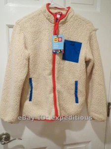NEW TARGET x LEGO SHERPA FLEECE ZIPPED JACKET YOUTH KIDS SIZE LARGE L - Picture 1 of 5