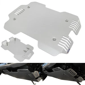 Protector de placa de deslizamiento inferior protector de chasis de motor plateado para BMW R18 K3 2020-2023 - Imagen 1 de 8