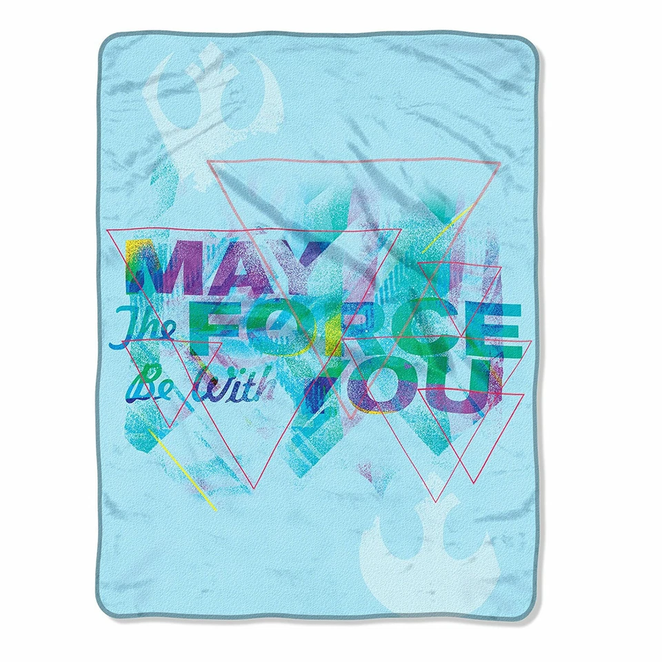 The Northwest Company Star Wars Powerful Force Micro Raschel Throw 46" X 60"