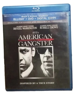American Gangster (Blu-ray Disc, 2011, 2-Disc Set, Extended Rated/Unrated... - Picture 1 of 11
