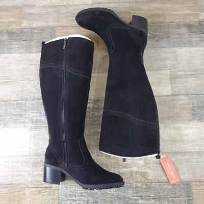 Easy Spirit Grazes Wide Calf Tall Knee High Boots Women Sz 5.5 M Pull On Chunky - Image 1 of 4