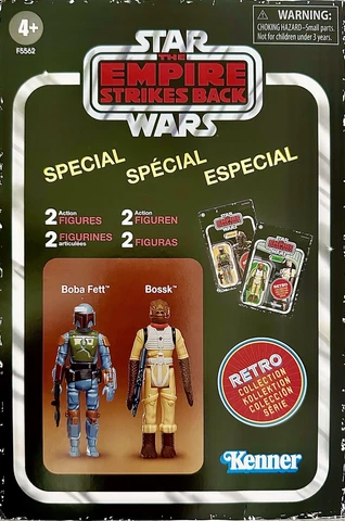 Kenner Star Wars Retro Collection BOBA FETT &BOSSK Special Bounty Hunter 2 Pack Cover