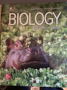 Mader, Biology, AP Edition, 2022, 14e, Student Edition by Sylvia S. Mader and... - Picture 1 of 2