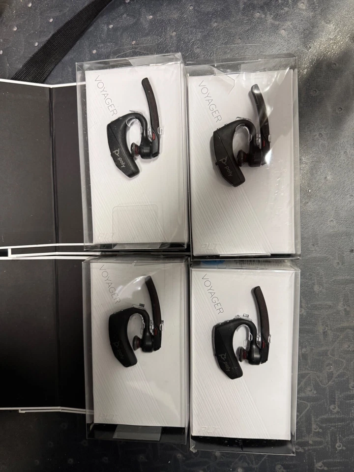 4 x Plantronics Voyager 5220 Noise Cancelling Bluetooth Headset -AS IS UNCHECKED - Image 1 of 1