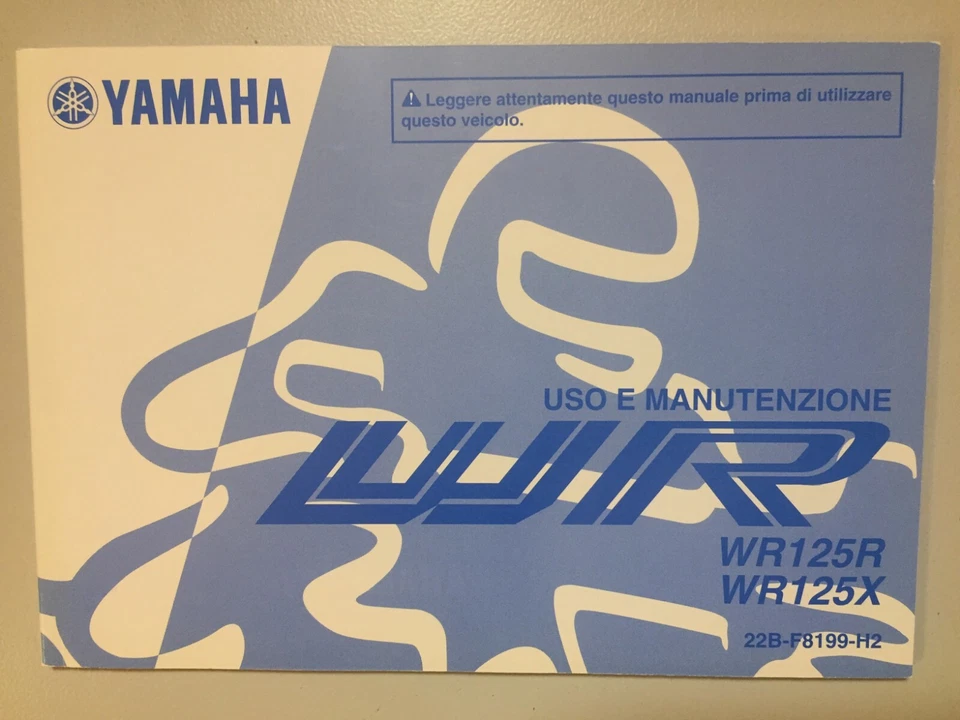 Bedienungsanleitung Fahrer-Handbuch Yamaha WR 125 R/X   22B-F8199-H2 - Bild 1 von 1
