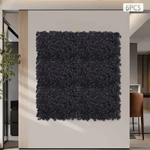 6 PIEZAS Paneles de Pared Flores Artificiales para Boda Jardín Decoración Telón de Fondo 60*40cm - Imagen 1 de 19