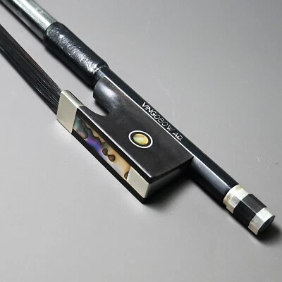 Advanced Carbon Fiber Violin Bow 1/4 Pernambuco Performance Black Hair Straight - Image 1 of 4
