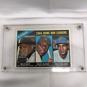National League 1965 Home Run Leaders NM-MT Willie Mays Willie McCovey 217