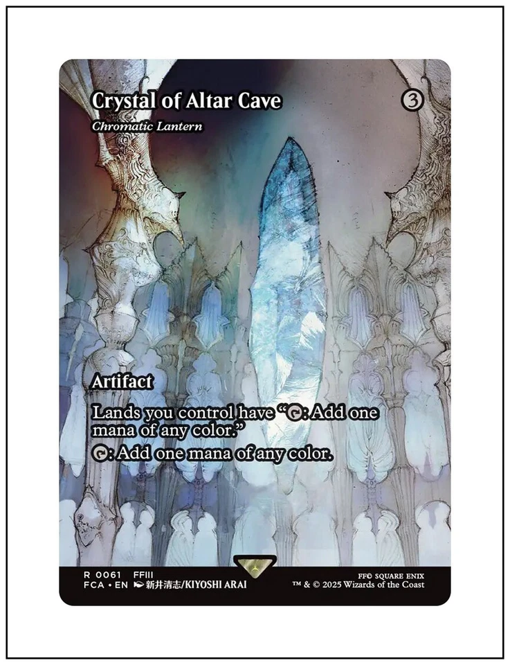 1x Crystal of Altar Cave - Chromatic Lantern, Showcase, Final Fantasy, MTG NM - Image 1 of 1