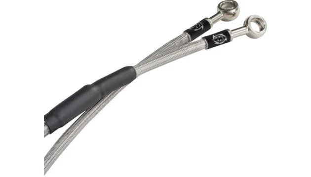 Línea de freno delantera trenzada de acero inoxidable Moto-Master se adapta a Yamaha YZ85 2022-2025 Foto 1 de 1